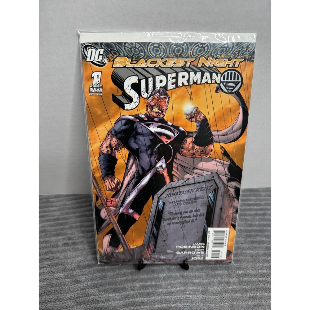 Blackest Night: Superman #1 Third Printing (DC Comics October 2009)